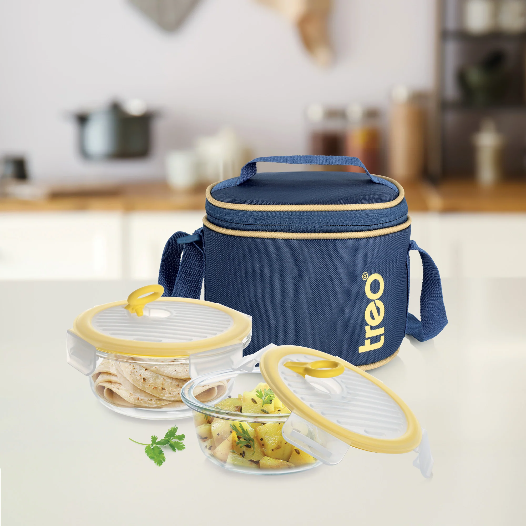 All Fresh Borosilicate Glass Tiffin (Treo by Milton) - Image 8