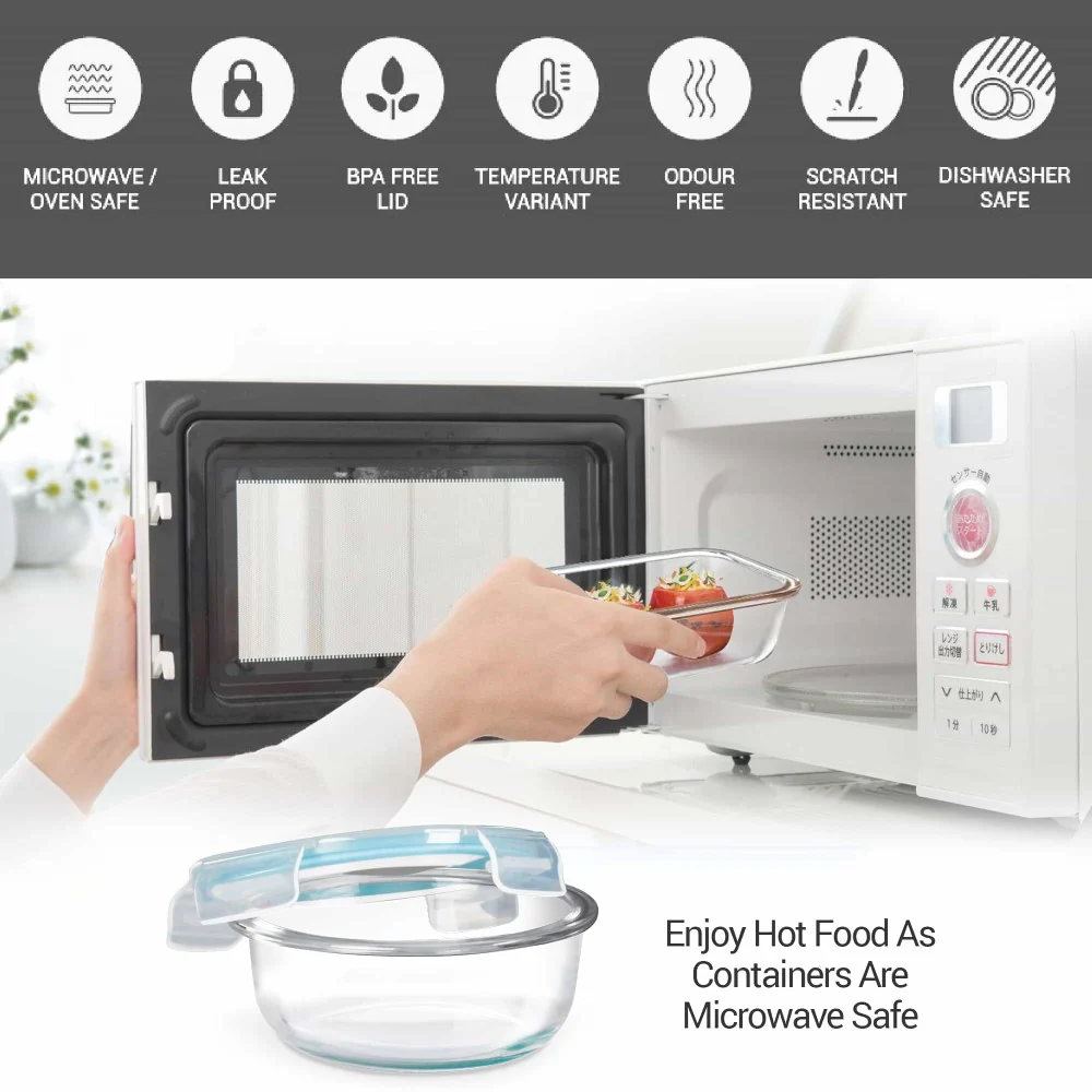 All Fresh Premier Glass Tiffin (Treo by Milton) - Image 5