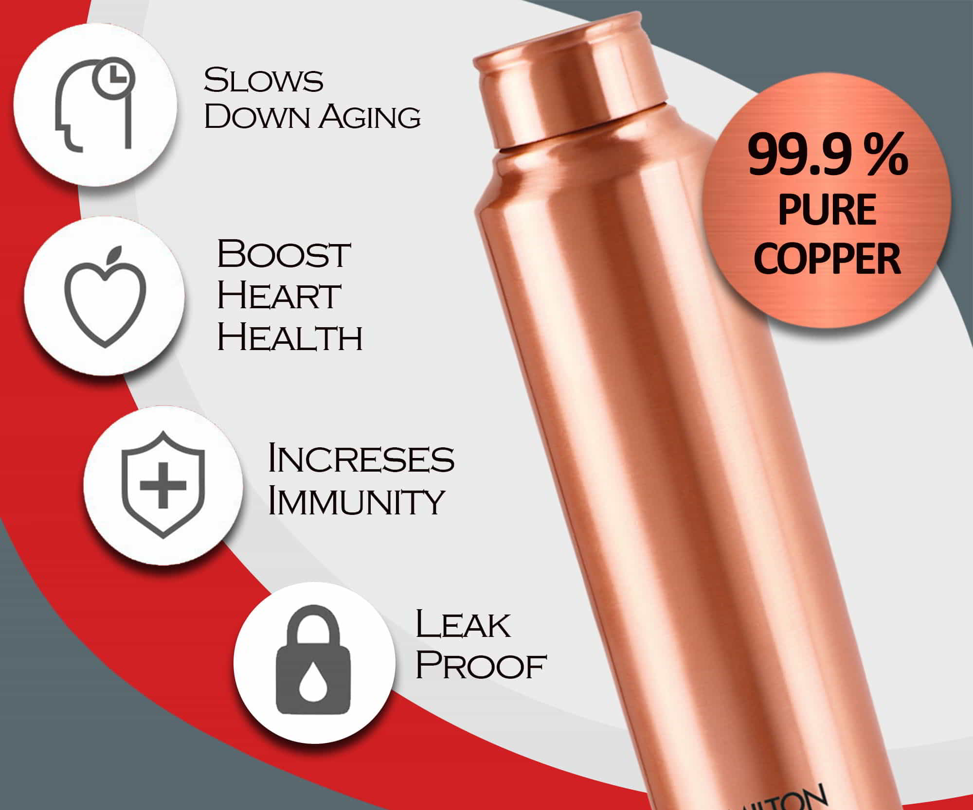 Alpine Bottle Pure Copper (Milton) - Image 6