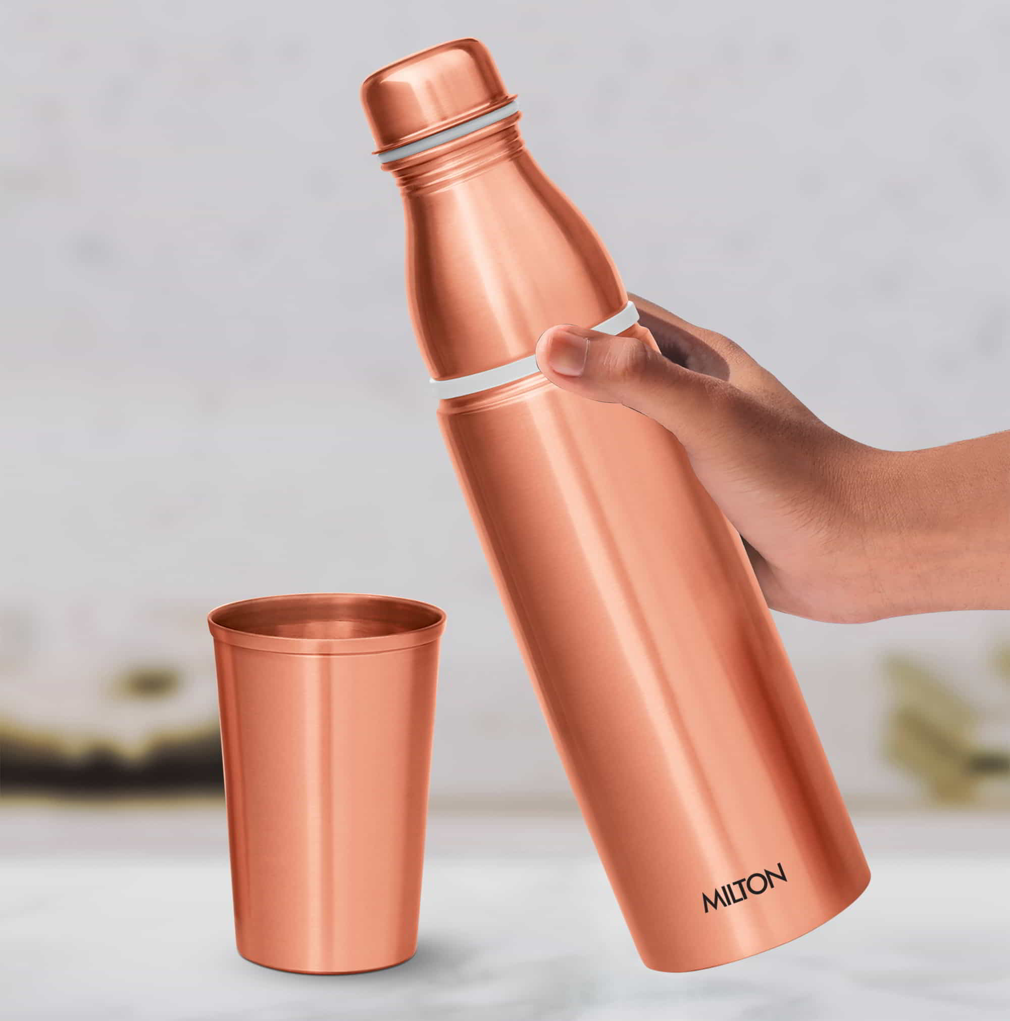 Copper Combo Water Bottle (Milton) - Image 3