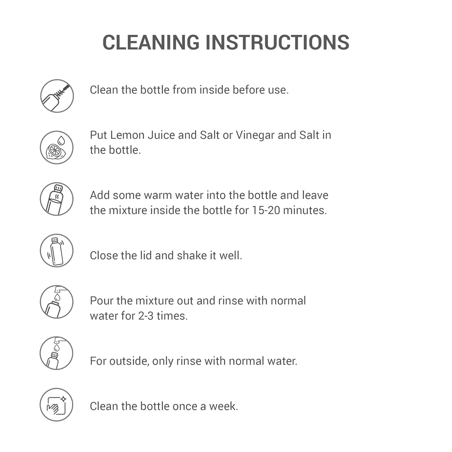 Copperas Pure Copper Bottle (Milton) - Image 6