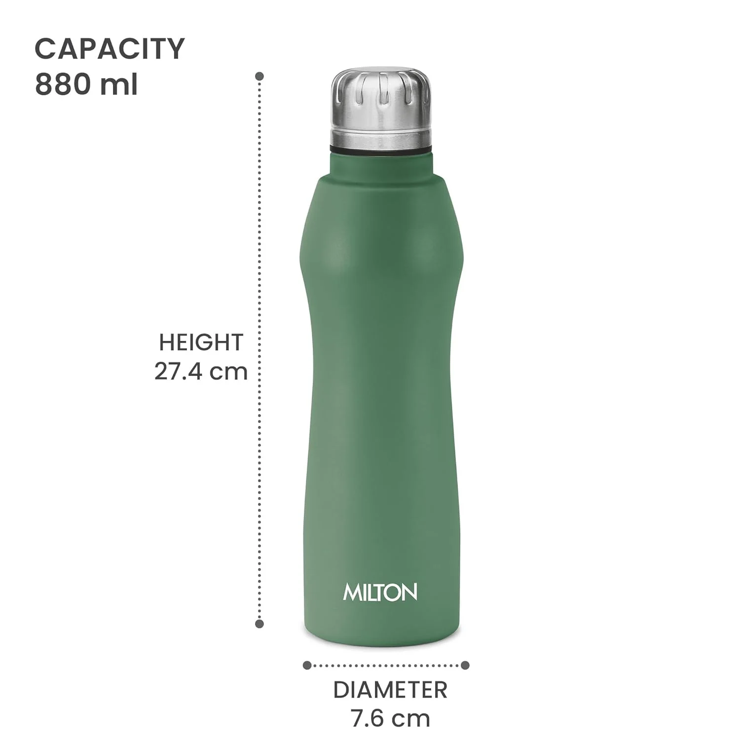 Elate Stainless Steel Bottle (Milton) - Image 7