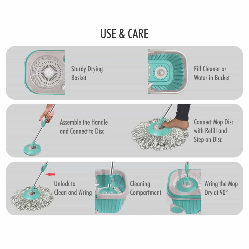 Elite Spin Mop (Spotzero by Milton) - Image 3