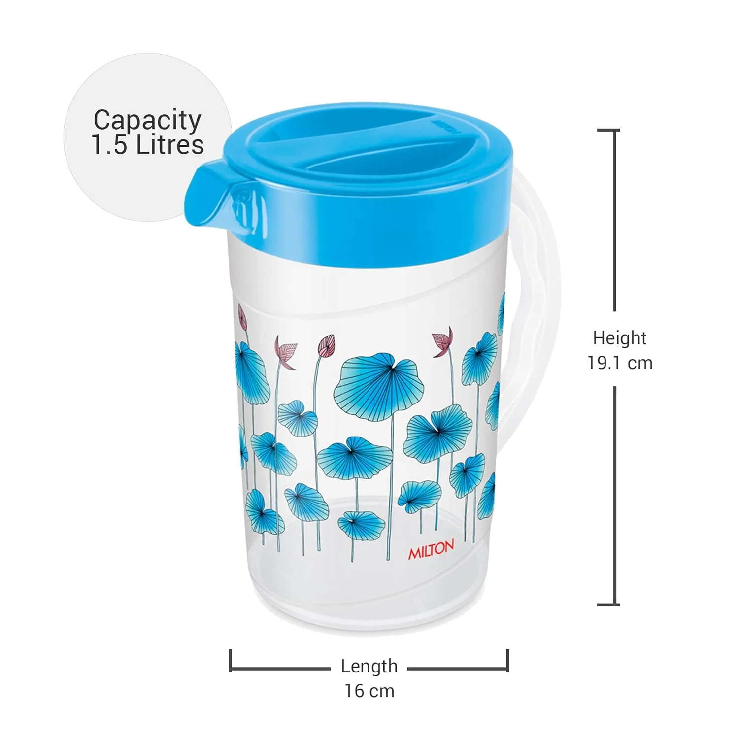 H2O Plastic Water Jug (Milton) - Image 3