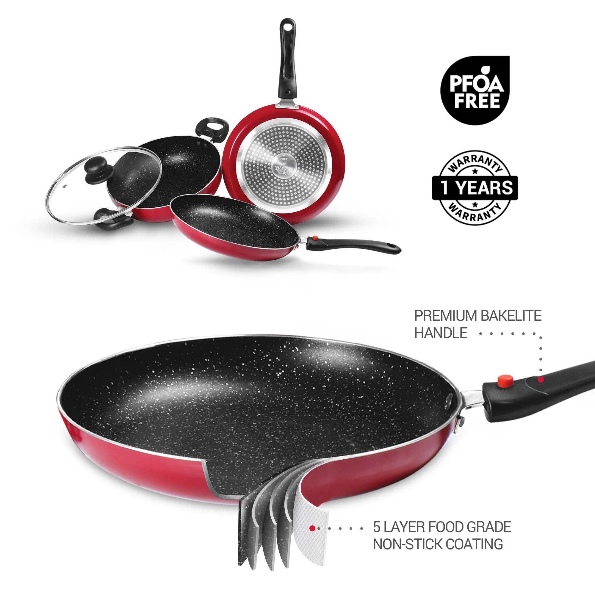 Kitchen Jewel Plus Cookware Set (Milton Procook) - Image 5