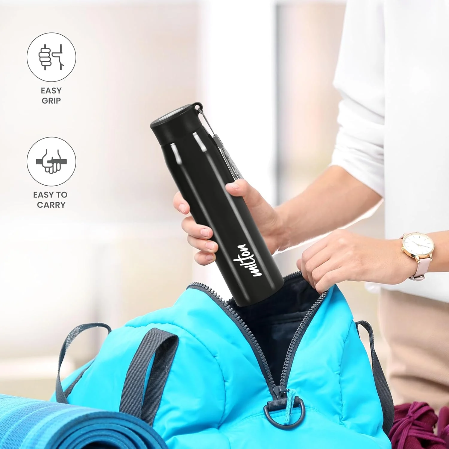 Personalized Handy Stainless Steel Bottle (Milton) - Image 7