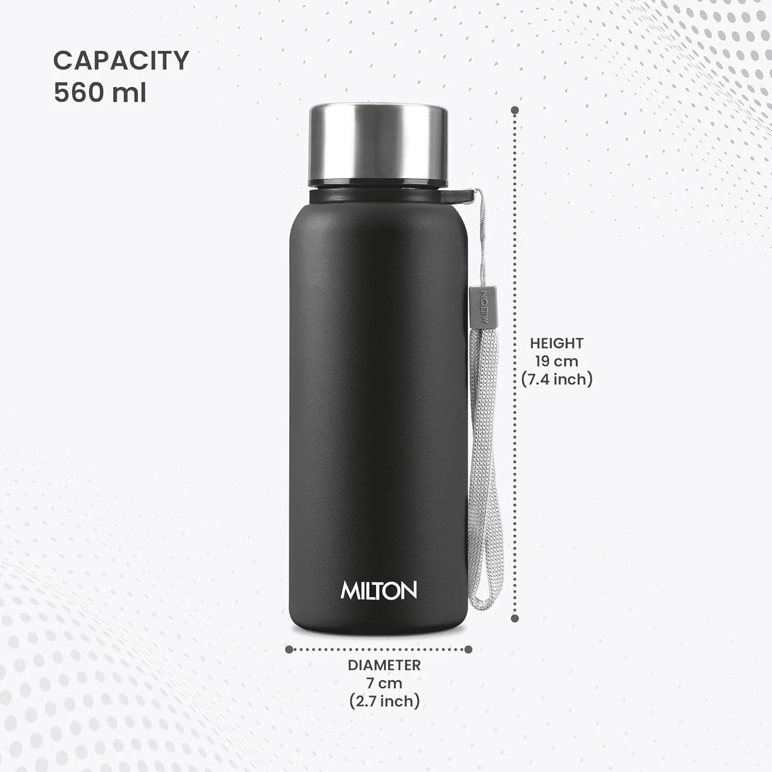 Brim Stainless Steel Bottle (Milton) - Image 4