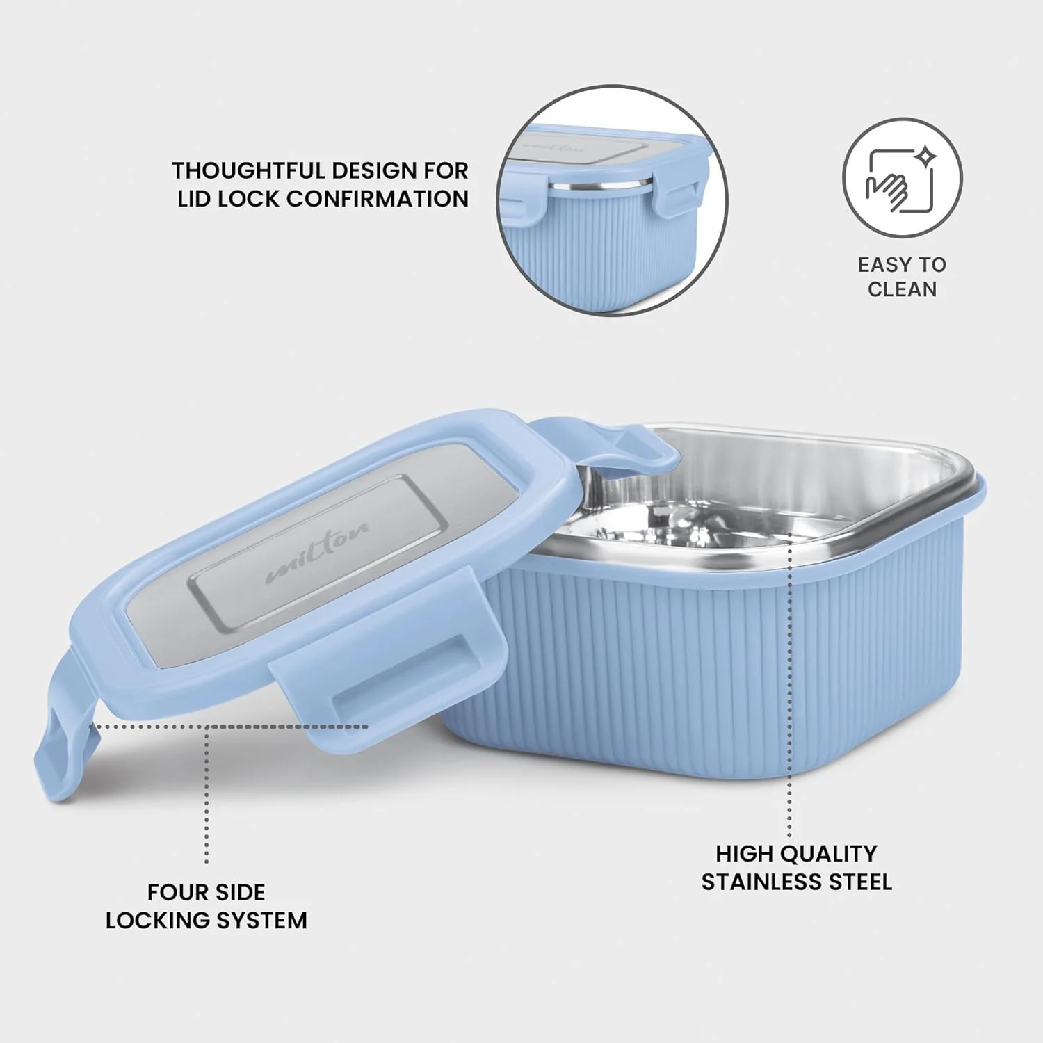 Personalized Cool Touch - Square Container (Milton) - Image 7