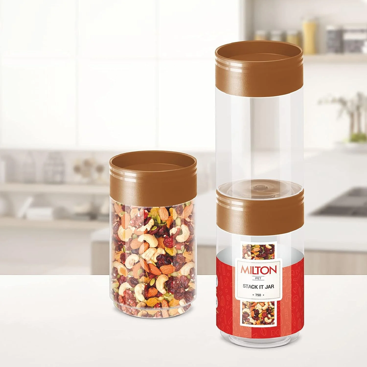Stack It Round Jar Set 9 Pcs (Milton) - Image 4