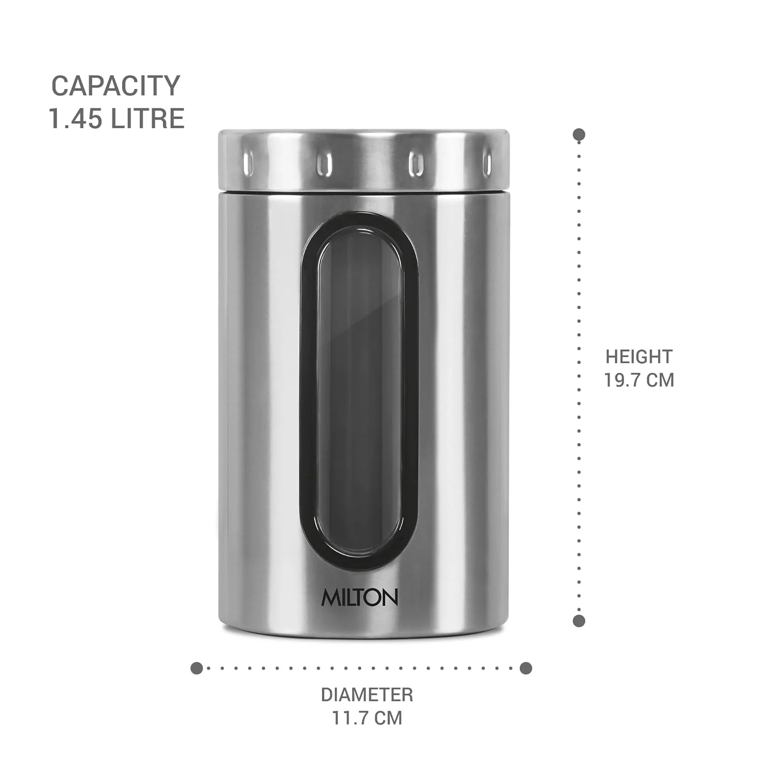 Steel Crispy Storage Jar (Milton) - Image 11