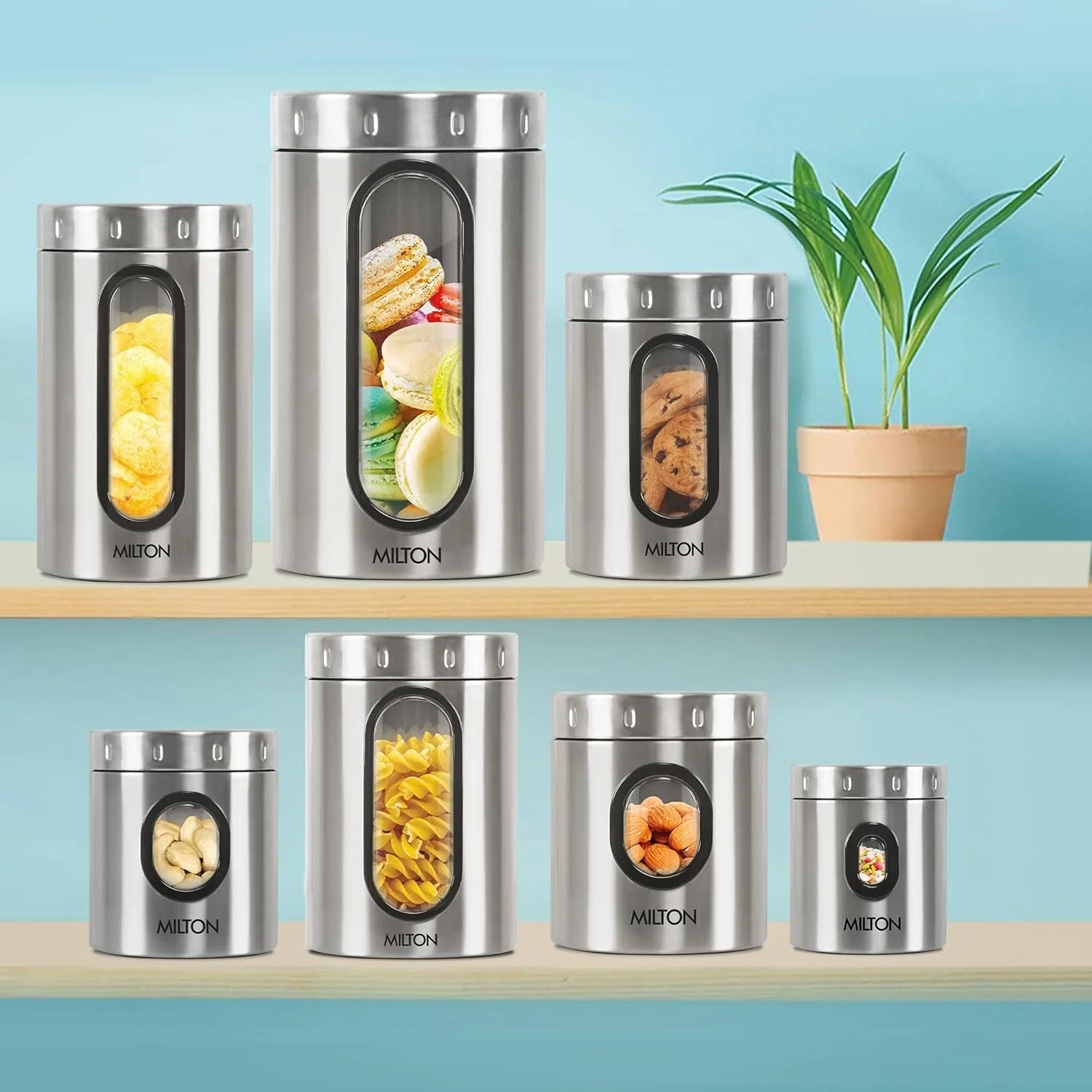 Steel Crispy Storage Jar (Milton) - Image 5