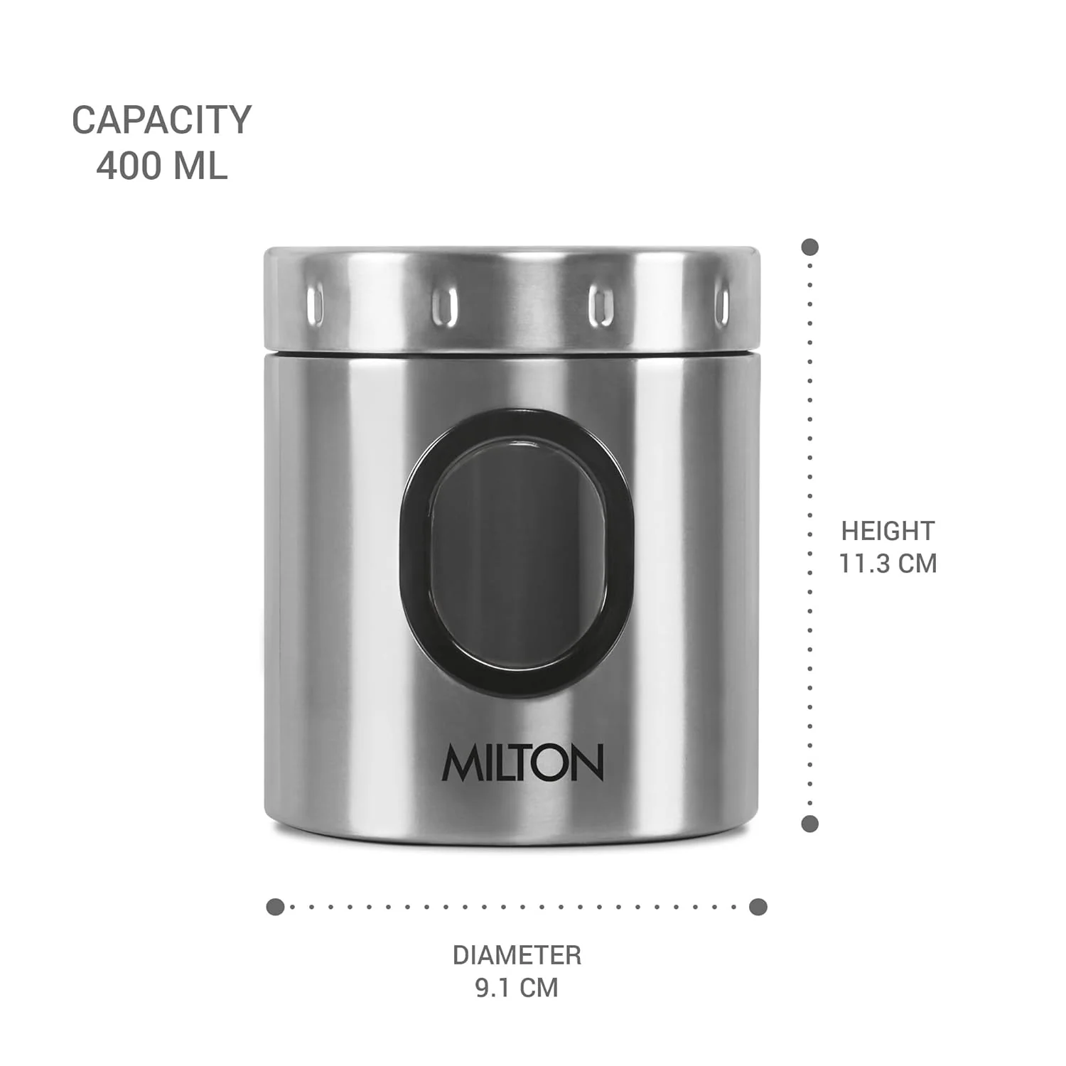 Steel Crispy Storage Jar (Milton) - Image 8