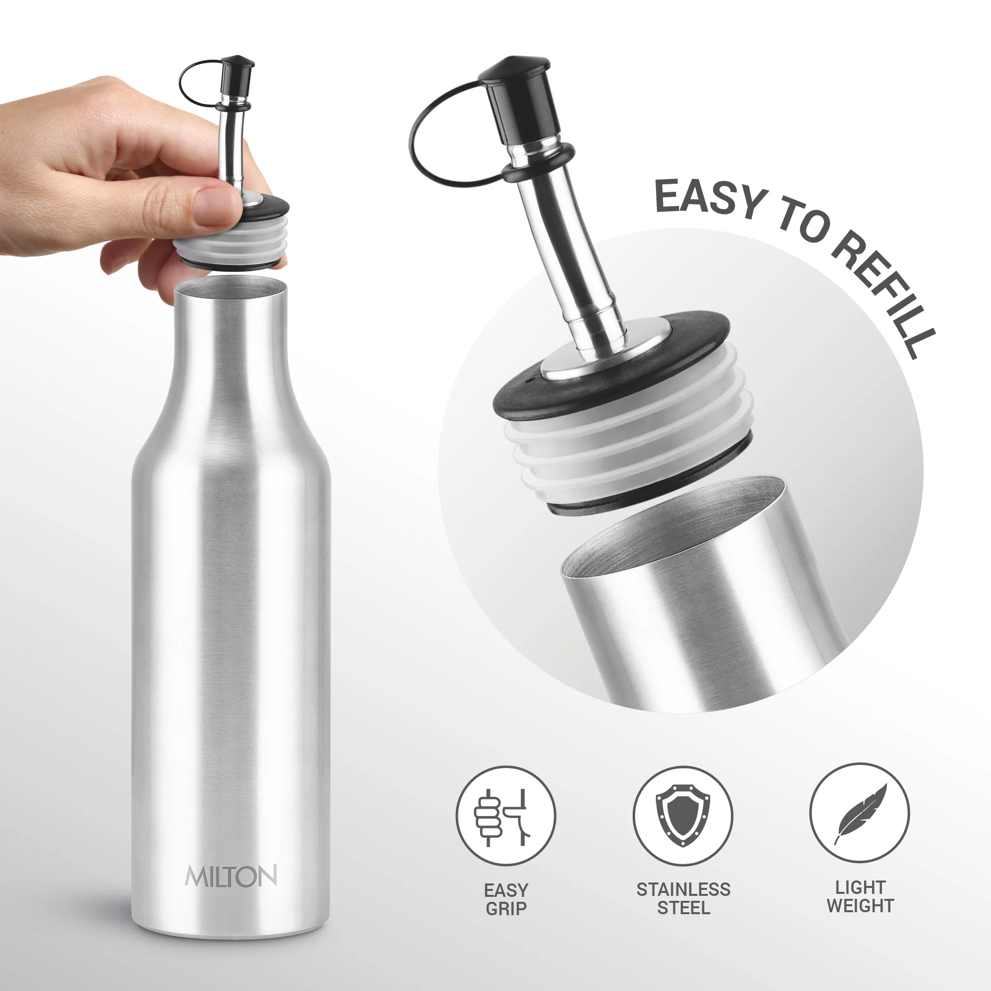 Steel Wellspring Oil Dispenser (Milton) - Image 3