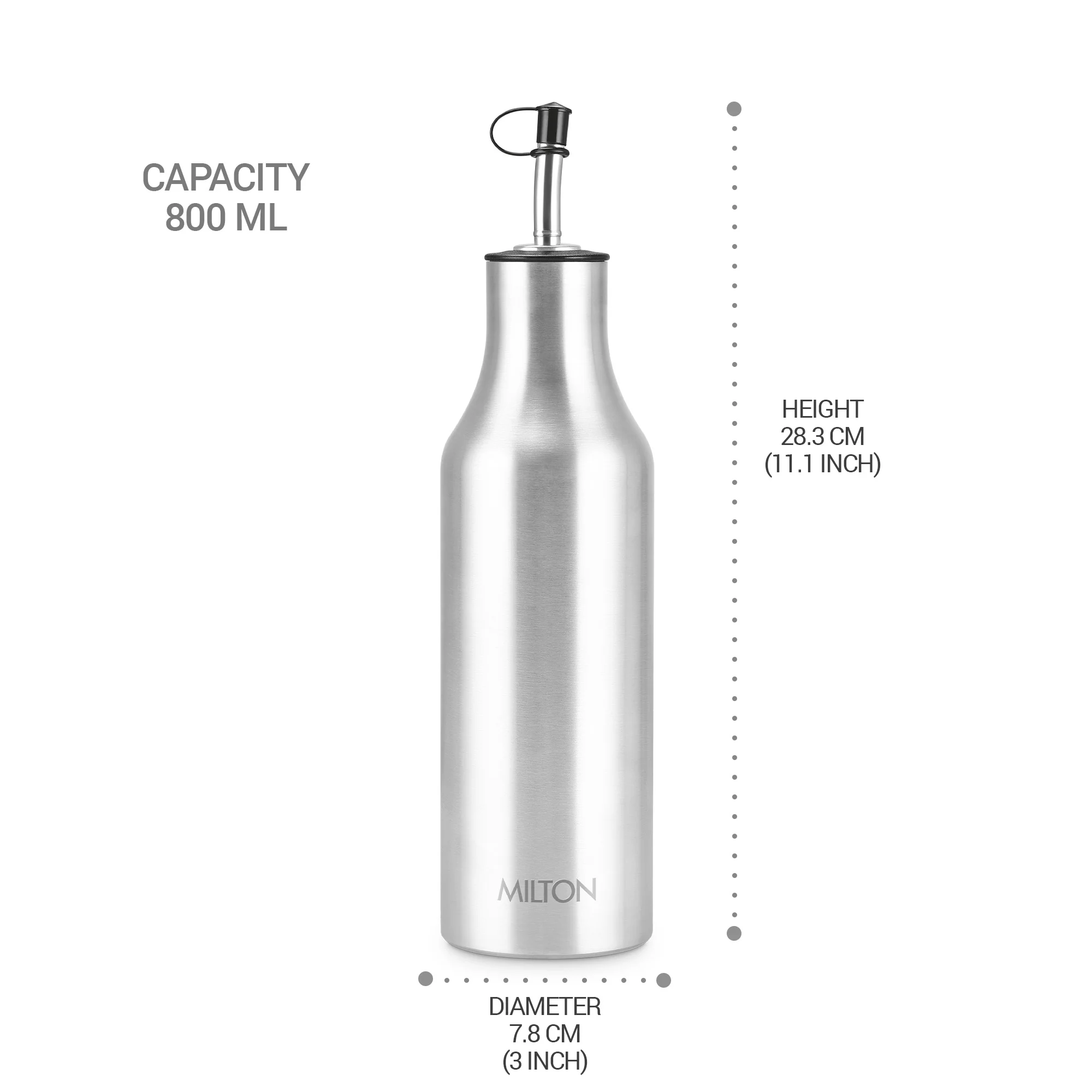 Steel Wellspring Oil Dispenser (Milton) - Image 4